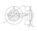 TOMEX Brakes Brzdov kotou - 247 mm ‐ TMX TX 71-55