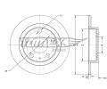 TOMEX Brakes Brzdov kotou - 252 mm ‐ TMX TX 71-58