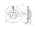 TOMEX Brakes Brzdov kotou - 241 mm ‐ TMX TX 71-62
