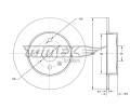 Brzdový kotouč TOMEX Brakes ‐ TMX TX 71-63 Brzdový kotouč TOMEX Brakes ‐ TMX TX 71-63