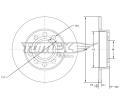 Brzdový kotouč TOMEX Brakes ‐ TMX TX 71-71 Brzdový kotouč TOMEX Brakes ‐ TMX TX 71-71