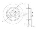 Brzdov kotou TOMEX Brakes ‐ TMX TX 71-75