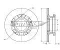 Brzdov kotou TOMEX Brakes ‐ TMX TX 72-17