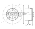 TOMEX Brakes Brzdov kotou - 258 mm ‐ TMX TX 72-43