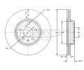 TOMEX Brakes Brzdov kotou - 314 mm ‐ TMX TX 72-48
