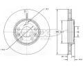 Brzdov kotou TOMEX Brakes ‐ TMX TX 72-51