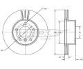 TOMEX Brakes Brzdov kotou - 300 mm ‐ TMX TX 72-54