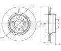 TOMEX Brakes Brzdov kotou - 300 mm ‐ TMX TX 72-72
