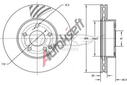 TOMEX Brakes Brzdov kotou - 295 mm TMX TX 72-76, TX 72-76