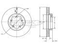 Brzdový kotouč TOMEX Brakes ‐ TMX TX 72-84 Brzdový kotouč TOMEX Brakes ‐ TMX TX 72-84