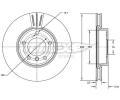 Brzdov kotou TOMEX Brakes ‐ TMX TX 72-85