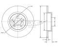 Brzdov kotou TOMEX Brakes ‐ TMX TX 72-86