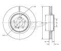 TOMEX Brakes Brzdov kotou - 293 mm ‐ TMX TX 73-07
