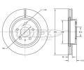Brzdov kotou TOMEX Brakes ‐ TMX TX 73-14