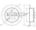 TOMEX Brakes Brzdov kotou - 262 mm ‐ TMX TX 73-36