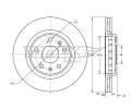 Brzdov kotou TOMEX Brakes ‐ TMX TX 73-45