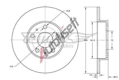 TOMEX Brakes Brzdov kotou - 280 mm TMX TX 73-46, TX 73-46