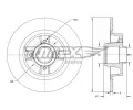 Brzdov kotou TOMEX Brakes ‐ TMX TX 73-571
