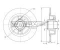 Brzdov kotou TOMEX Brakes ‐ TMX TX 73-581