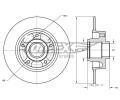 Brzdov kotou TOMEX Brakes ‐ TMX TX 73-591