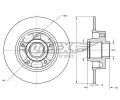 Brzdový kotouč TOMEX Brakes ‐ TMX TX 73-601 Brzdový kotouč TOMEX Brakes ‐ TMX TX 73-601