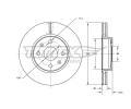 Brzdov kotou TOMEX Brakes ‐ TMX TX 73-62