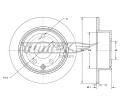 Brzdov kotou TOMEX Brakes ‐ TMX TX 73-66