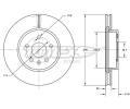 Brzdov kotou TOMEX Brakes ‐ TMX TX 73-69
