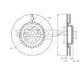 Brzdový kotouč TOMEX Brakes ‐ TMX TX 73-74 Brzdový kotouč TOMEX Brakes ‐ TMX TX 73-74