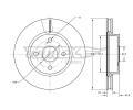TOMEX Brakes Brzdov kotou - 278 mm ‐ TMX TX 73-92