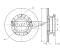 Brzdov kotou TOMEX Brakes ‐ TMX TX 73-93
