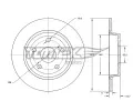 Brzdový kotouč TOMEX Brakes ‐ TMX TX 73-94  Brzdový kotouč TOMEX Brakes ‐ TMX TX 73-94