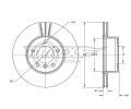 TOMEX Brakes Brzdov kotou - 348 mm ‐ TMX TX 73-98