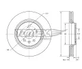Brzdový kotouč TOMEX Brakes ‐ TMX TX 74-14 Brzdový kotouč TOMEX Brakes ‐ TMX TX 74-14