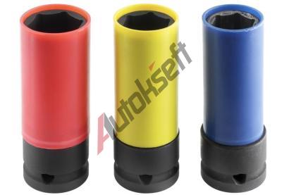 TONA Expert Sada 1/2" r�zov�ch prodlou�en�ch hlavic na hlin�kov� kola TN E194676T, E194676T