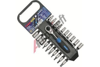 TONA Expert 1/4" Sada hlavic a ovladačů na liště, 22dílná TN SNL 22-4R, SNL 22-4R TONA Expert 1/4" Sada hlavic a ovladačů na liště, 22dílná TN SNL 22-4R, SNL 22-4R
