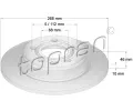 Brzdov kotou TOPRAN ‐ TPR 107 629