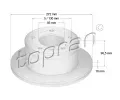 Brzdov kotou TOPRAN ‐ TPR 107 689