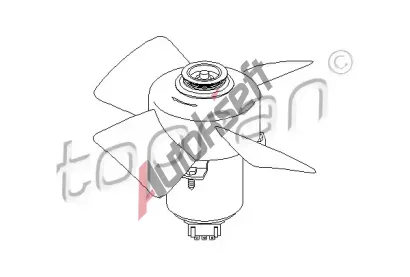 TOPRAN Vtrk chlazen motoru TPR 107 708, 107 708