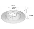 Brzdový kotouč TOPRAN ‐ TPR 109 789 Brzdový kotouč TOPRAN ‐ TPR 109 789