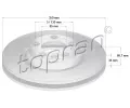 Brzdov kotou TOPRAN ‐ TPR 111 288