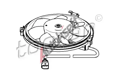 TOPRAN Vtrk chlazen motoru TPR 111 439, 111 439
