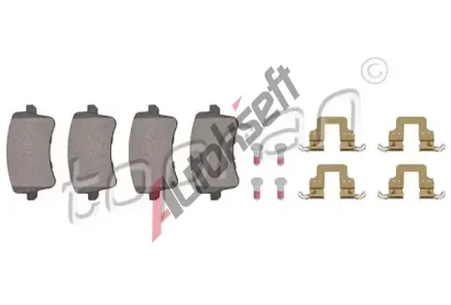 TOPRAN Sada brzdových destiček TPR 112 171, 112 171 TOPRAN Sada brzdových destiček TPR 112 171, 112 171