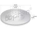 Brzdov kotou TOPRAN ‐ TPR 114 839