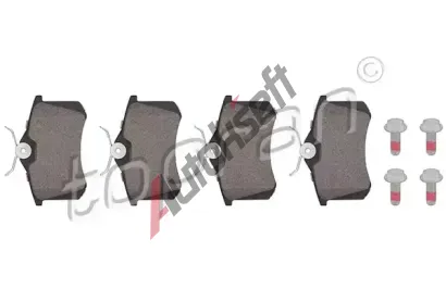 TOPRAN Sada brzdovch destiek TPR 117 055, 117 055