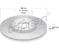 Brzdový kotouč TOPRAN ‐ TPR 205 524 Brzdový kotouč TOPRAN ‐ TPR 205 524