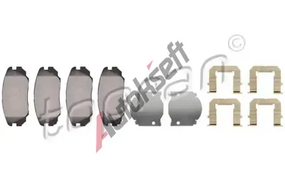 TOPRAN Sada brzdových destiček TPR 207 649, 207 649 TOPRAN Sada brzdových destiček TPR 207 649, 207 649