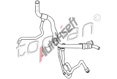 TOPRAN Hadice chladiče TPR 207 731, 207 731 TOPRAN Hadice chladiče TPR 207 731, 207 731