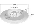 Brzdov kotou TOPRAN ‐ TPR 208 310