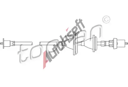 TOPRAN Hdel tachometru TPR 300 358, 300 358